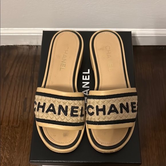 CHANEL Sandals Size 38.5